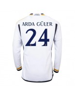 Real Madrid Arda Guler #24 Kotipaita 2023-24 Pitkähihainen